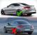 Difuzor Bara Spate Mercedes C-Class C205 A205 Coupe Cabriolet (2014-2019) C63 Edition 1 Design Negru Lucios Performance AutoTuning