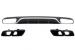 Difuzor Bara Spate cu Ornamente Tobe Mercedes E-Class W213 S213 Standard (2016-2019) E63 Design Negru Performance AutoTuning
