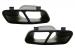 Difuzor Bara Spate cu Ornamente Negru pentru sistemul de evacuare Negre MERCEDES Benz W117 CLA (2013-2018) Facelift CLA45 Carbon Look Performance AutoTuning