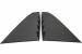 Ornamente Geamuri Laterale Spate si Ornament Geam Spate Luneta compatibile cu FORD Mustang Sixth Generation (2015-2019) Negru Performance AutoTuning