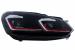 Faruri LED si Stopuri FULL LED VW Golf 6 VI (2008-2013) Facelift G7.5 GTI Design Rosu Semnalizare Secventiala LHD Performance AutoTuning