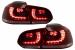 Faruri LED si Stopuri FULL LED VW Golf 6 VI (2008-2013) Facelift G7.5 GTI Design Rosu Semnalizare Secventiala LHD Performance AutoTuning