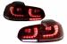 Faruri LED si Stopuri FULL LED VW Golf 6 VI (2008-2013) Facelift G7.5 GTI Design Rosu Semnalizare Secventiala LHD Performance AutoTuning