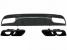 Difuzor Bara Spate cu Ornamente tobe Negre Mercedes C-Class W205 S205 (2014-2020) C63 Design doar pentru Sport Package Performance AutoTuning