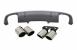 Difuzor Bara Spate cu Ornamente Evacuare AUDI A4 B9 8W S-line (2016-2018) Sedan Avant S4 Design Performance AutoTuning