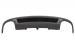 Difuzor Bara Spate si Ornamente toba AUDI A4 B8 Facelift Sedan/Avant (2012-2015) cu Grila Centrala si Grile Proiector S-Line Design doar Bara Standard Performance AutoTuning