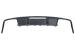 Difuzor cu Evacuare Dubla Mercedes CLS Sedan W218 (2011-2017) pentru bara AMG Sport Line Performance AutoTuning