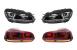 RHD Faruri LED cu Stopuri Full LED Semnal Dinamic VW Golf 6 VI (2008-2013) R20 U Design Performance AutoTuning