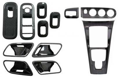 Ornamente interior Butoane Geamuri cu Ornamente interior Manere Usi si Ornamente interior Consola principala / Aer Conditionat si Stergatoare Mercedes A-Class W177 V177 (2018-Up) Carbon Performance AutoTuning