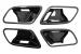 Kit Interior Complet cu Ornamente interior Consola Centrala Spate Mercedes A-Class W177 V177 (2018-Up) Carbon Performance AutoTuning