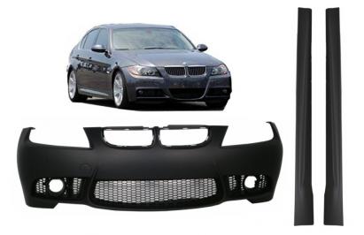 Bara Fata si Praguri laterale BMW Seria 3 E90 Sedan E91 Touring (2004-2008) (Non LCI) M3 Design fara Proiectoare Performance AutoTuning