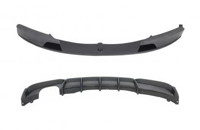 Prelungire Bara Fata cu Difuzor Bara Spate BMW Seria 3 F30 F31 (2011-up) M Performance Design Carbon Film Performance AutoTuning