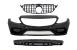 Bara Fata cu Grila si Difuzor MERCEDES C-Class W205 S205 (2014-2018) C63 Design Negru Performance AutoTuning