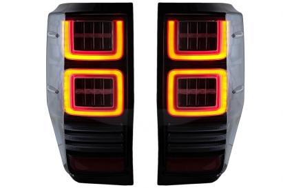 Stopuri LED Ford Ranger (2012-2018) Geam Clar cu Semnal Dinamic Performance AutoTuning