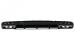 Difuzor Bara Spate cu Ornamente evacuare si Grila Centrala Mercedes S-Class C217 Coupe (2018-2020) S63 GT-R Design Negru Crom Performance AutoTuning