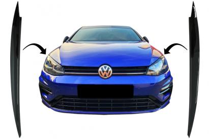 Pleoape Faruri VW Golf VII 7 5G (2013-2017) Negru Lucios Performance AutoTuning
