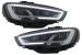 Faruri Full LED Audi A3 8V Pre-Facelift (2013-2016) Upgrade pentru Halogen cu Semnalizare Dinamica Secventiala LHD Performance AutoTuning