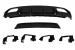 Difuzor Bara Spate Editie Neagra cu Ornamente Evacuare si Prelungiri Bara Fata Mercedes A-Class W176 (2015-2018) A45 Facelift Design Performance AutoTuning