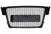 Grila Centrala Fara Emblema Audi A4 B8 (2007-2012) RS Design Negru Lucios Performance AutoTuning