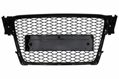 Grila Centrala Fara Emblema Audi A4 B8 (2007-2012) RS Design Negru Lucios Performance AutoTuning