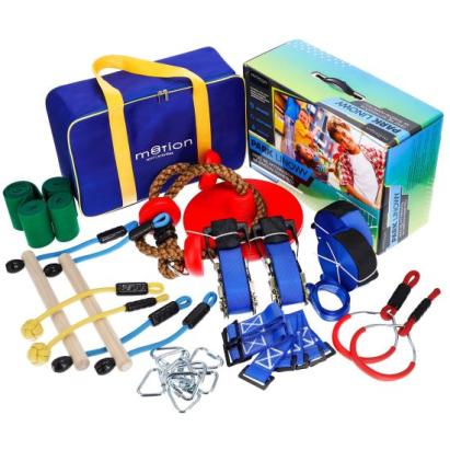 Cursa cu obstacole, pentru copii, portabil, set 17 piese si accesorii montane, Motion Sport Activities GartenVIP DiyLine
