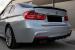 Difuzor Bara cu Toba Ornament Evacuare Fibra Carbon Mat BMW Seria 3 F30 F31 (2011-up) M Design Performance AutoTuning