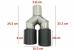 Difuzor Bara cu Toba Ornament Evacuare Fibra Carbon Mat BMW Seria 3 F30 F31 (2011-up) M Design Performance AutoTuning