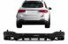 Difuzor Bara Spate Mercedes GLC X253 SUV (2020+) GLC63 Evacuari Negre Night Package Design Performance AutoTuning