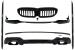 Pachet Exterior Extensii BMW Seria 3 G20 Sedan G21 Touring (2018-2022) M340i Competition Design Negru Lucios Performance AutoTuning