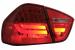 Stopuri LED Light Bar LCI Design BMW E90 Seria 3 Limuzina (2005-2008) Rosu Clar Performance AutoTuning