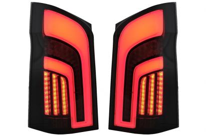 Stopuri Full LED Fumurii Mercedes V-Class W447 (2014-2019) modelele cu o Usa Spatecu semnal dinamic secvential Performance AutoTuning