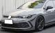 Ornamente bara fata flapsuri VW Golf 8 Mk8 MQB GTI / R-Line (2020-Up) Carbon Look Performance AutoTuning