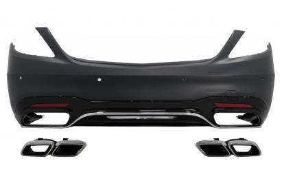 Bara Spate cu Difuzor si Ornamente tobe Mercedes S-Class W222 Facelift (07.2017-08.2020) Sedan Performance AutoTuning