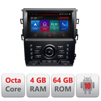 Navigatie dedicata Mondeo MK5 SYNC2 si SYNC 3 2015-2022 Octa Core cu Android Radio Bluetooth Internet GPS WIFI DSP 4+64GB 4G Kit-377-sync+EDT-E509-PRO CarStore Technology