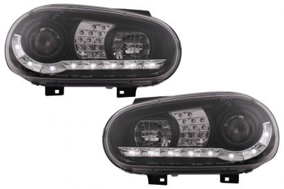 Faruri LED Daylight VW Golf IV 4 Cabriolet Hatchback Variant (09.1997-09.2003) Negru Performance AutoTuning