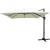 Umbrela gradina/terasa, patrata, cu articulatie, crem, 300x300 cm, Roma GartenVIP DiyLine