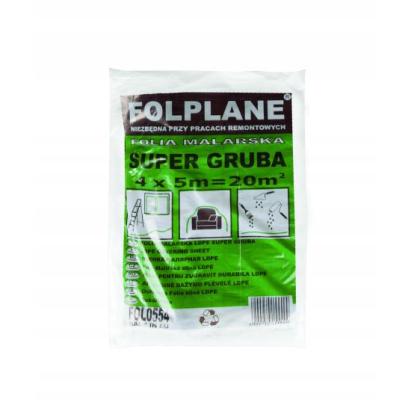 Folie pentru zugravit, LDPE, 4x5 m, 20 mp, 47 microni GartenVIP DiyLine