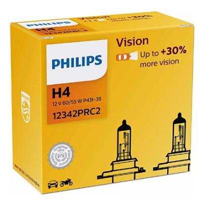 SET 2 BUC BECURI AUTO VISION H4 PHILIPS EuroGoods Quality