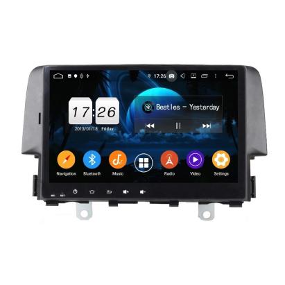 Navigatie Auto Multimedia cu GPS Honda Civic (2016 - 2020), 4 GB RAM + 64 GB ROM, Slot Sim 4G pt Internet, Carplay, Android, Aplicatii, USB, Wi-Fi, Bluetooth