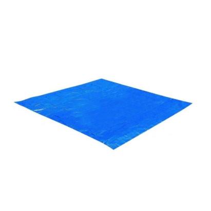 Covor de protectie pentru piscina, suport, PVC, albastru, 396x396 cm, Bestway GartenVIP DiyLine