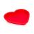 Formă de copt din silicon - roșie (în formă de inimă) - Family Pound Best CarHome