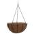 Ghiveci decorativ cu lant, rotund,​​​​​​​ nuca de cocos, 30x30x14 cm  GartenVIP DiyLine