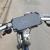 Suport de telefon pentru bicicleta, aluminiu, cu cauciuc, negru, 10x5.4/10x9 cm, Trizand  GartenVIP DiyLine