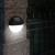 Lampa Solara LED pentru Perete sau Trepte, Lumina Alb Rece, Diametru 11cm, Negru