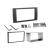Connects2 CT23FD01 kit rama 2DIN FORD Focus/Fusion/C-Max/Fiesta/Galaxy/S-Max/Transit/Kuga(Negru) CarStore Technology