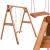 Leagan pentru copii, cu cadru lemn, 170x160x205 cm, Springos  GartenVIP DiyLine