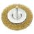 Perie de sarma circulara 75 mm cu tija VERTO 62H320 HardWork ToolsRange