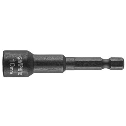 Adaptor tubulata magnetica de impact 10x65mm GRAPHITE 56H552 HardWork ToolsRange