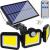 Lampa solara de perete, LED, cu senzor de miscare, 3 moduri iluminare, 1.8 W, 6000 lm, IP67, 28x9 cm, Izoxis  GartenVIP DiyLine