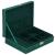 Cutie pentru bijuterii, catifea, verde, 28x19.5x7 cm, Springos GartenVIP DiyLine